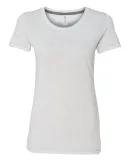 W1101 All Sport Ladies' Fitted Triblend T-Shirt White Heather Triblend