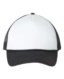 VC700 - Valucap - Foam Trucker Cap White/ Black