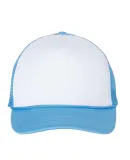 VC700 - Valucap - Foam Trucker Cap White/ Baby Blue