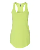 Next Level 6933 The Terry Racerback Tank NEON YELLOW