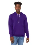 BELLA+CANVAS 3719 Unisex Cotton/Polyester Pullover in Team purple