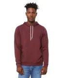 BELLA+CANVAS 3719 Unisex Cotton/Polyester Pullover in Heather maroon