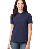 L420 Port Authority® - Ladies Pique Knit Polo in Navy