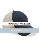 ZK641 Zkapz - Soft Mesh Trucker Cap Sky Blue/Stone