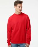 SS3000 Independent Trading Co. Crewneck Sweatshirt in Red