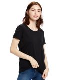 US115 US Blanks Relaxed Boyfriend Tee in Black