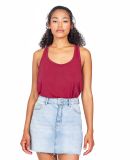 US510 US Blanks Sheer Crop Top Cropped Tank in Brick