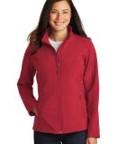  Port Authority L317 Ladies Core Soft Shell Jacket in Rich red