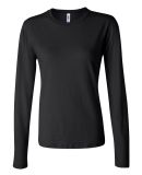 BELLA 6500 Womens Long Sleeve T-shirt in Black