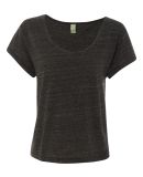 Alternative Apparel 01965E1 Ladies Eco-Jersey T-Sh ECO BLACK