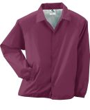 Augusta Sportswear 3100 Nylon Coach's Jacket - Lin in Maroon