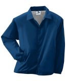 Augusta Sportswear 3100 Nylon Coach's Jacket - Lin in Navy