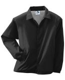 Augusta Sportswear 3100 Nylon Coach's Jacket - Lin in Black