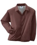 Augusta Sportswear 3100 Nylon Coach's Jacket - Lin in Brown