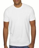 Next Level 6410 Men's Premium Sueded Crew  in White