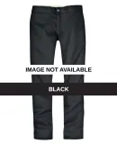 WP811 Dickies Skinny Straight Fit Double Knee Work Black