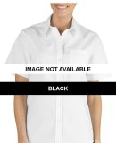 FS136 Dickies Women's Short Sleeve Stretch Poplin  BLACK