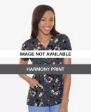 82903C Dickies Medical Slim Fit Top Harmony Print