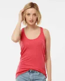 S190TC Ladies' Racerback Blend Tank in Heather red