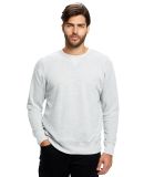 US8000 US Blanks Men's Triblend Pullover in Ash heather grey