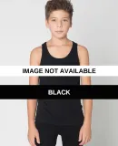 BB208 American Apparel Youth Poly-Cotton Tank Black