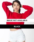 5336 American Apparel California Fleece Cropped Sw Black