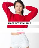 5336 American Apparel California Fleece Cropped Sw White