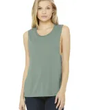 BELLA+CANVAS B8803  Womens Flowy Muscle Tank DUSTY BLUE