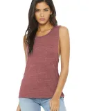 BELLA+CANVAS B8803  Womens Flowy Muscle Tank MAUVE MARBLE