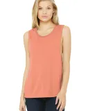 BELLA+CANVAS B8803  Womens Flowy Muscle Tank SUNSET