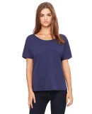 BELLA 8816 Womens Loose T-Shirt in Navy speckled