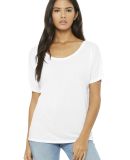 BELLA 8816 Womens Loose T-Shirt in White