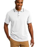 K454 Port Authority® Rapid Dry™ Tipped Polo in White/jet blck