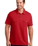 DM333 District Made™ Mens Jersey Double Pocket P Classic Red