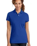 DM425 District Made™ Ladies Stretch Pique Polo Royal