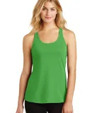 DM420 District Made™ Ladies Solid Gathered Racer Apple Green