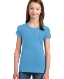 DT5001YG District® Girls The Concert Tee Aquatic Blue