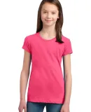 DT5001YG District® Girls The Concert Tee Neon Pink