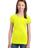 DT5001YG District® Girls The Concert Tee Neon Yellow