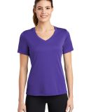 LST353 Sport-Tek® Ladies V Neck Competitor™ T S in Purple