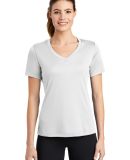 LST353 Sport-Tek® Ladies V Neck Competitor™ T S in White