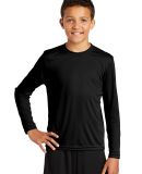 YST350LS Sport-Tek Youth Long Sleeve Competitor Te in Black