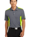 632418 Nike Golf Dri-FIT Engineered Mesh Polo Dark Grey/Volt