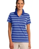 578678 Golf Ladies Dri-FIT Tech Stripe Polo Game Royal