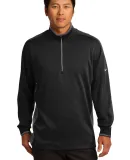 578673 Nike Golf Dri-FIT 1/2-Zip Cover-Up Blk/Dk Gry/Wht