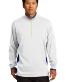 578673 Nike Golf Dri-FIT 1/2-Zip Cover-Up Wht/Dp Ryl/Vlt