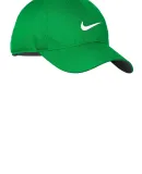 548533 Nike Golf Dri-FIT Swoosh Front Cap Lucky Green/Wh