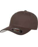 Flexfit 5001 V-Flex Twill / Structured Mid-Profile in Brown