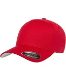 Flexfit 5001 V-Flex Twill / Structured Mid-Profile in Red