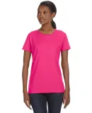 780L Anvil - Ladies' Midweight Short Sleeve T-Shir in Hot pink